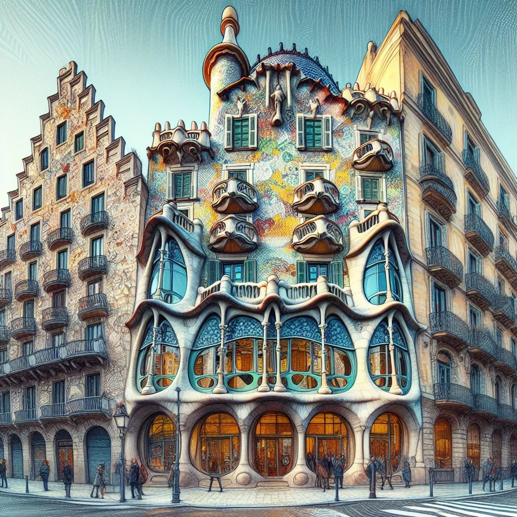 Imagen IA | Casa Batlló | Barcelona